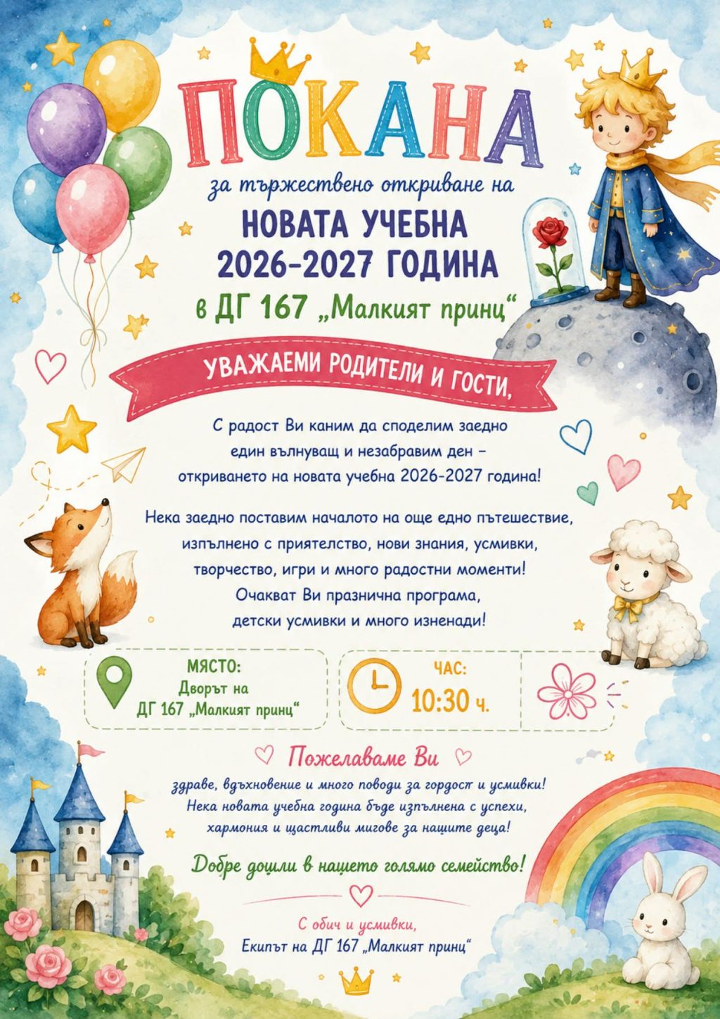 ОТКРИВАНЕ НА УЧЕБНАТА ГОДИНА - голяма снимка